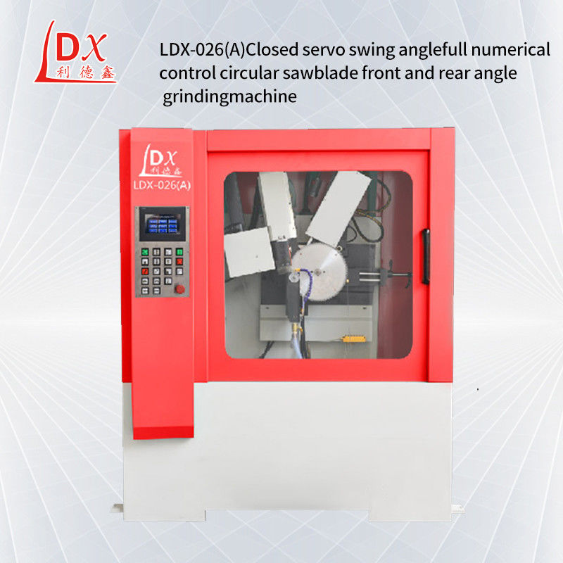 Full Enclosed CNC Front And Rear Angle TCT Circular Saw Blade Grinding Machine LDX-026A
