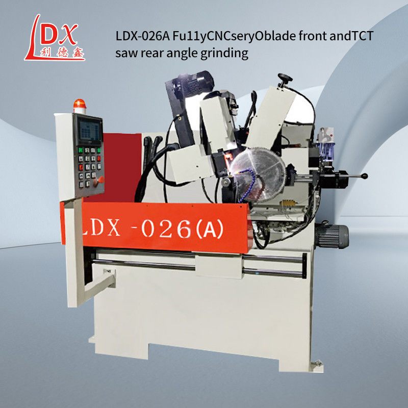 Full Servo Five Axis Alloy Circular Saw Blade Front And Rear Angle Grinding Machine LDX-026A