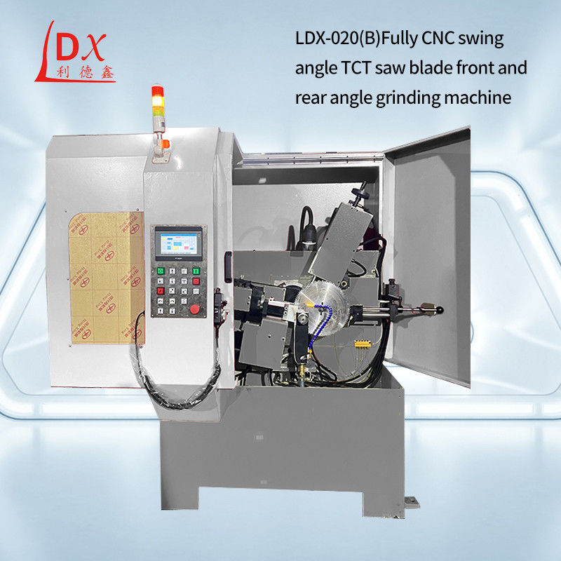 Full CNC Servo Feed TCT Circular Saw Blade Front And Rear Angle Grinding Machine